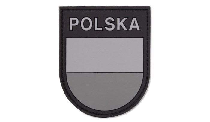 101 Inc. - Naszywka 3D - Polska tarcza - Szary - 444130-7017