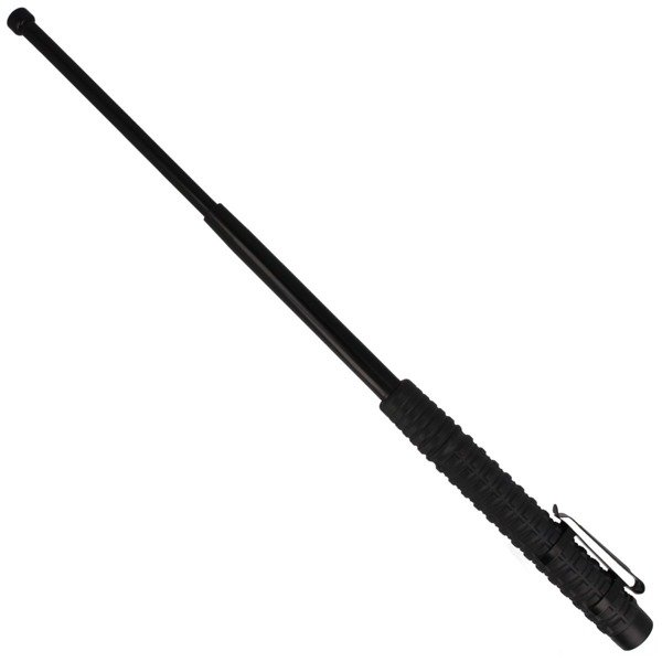 ESP - Hartowana pałka teleskopowa z klipsem - 21'' - Rękojeść Extra Grip - Czarny - EXB-21H BLK BC-01