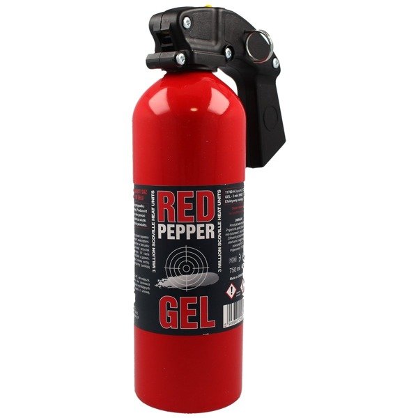 Gaz pieprzowy Graphite Red Pepper - Żel - HJF - 750 ml - Czerwony - 11700-H-RED