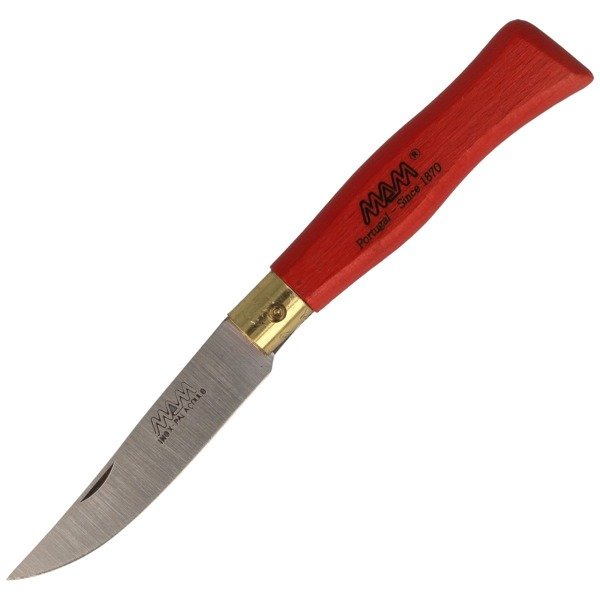 Zdjęcia - Nóż / multitool MAM  Nóż Douro Color Red Beech Wood 75 mm - 2005-RD 