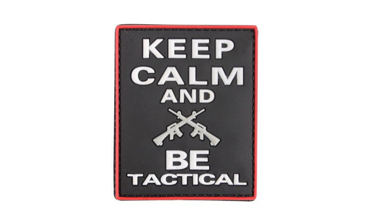 101 Inc. - Naszywka 3D - Keep calm and BE tactical - 444130-3960