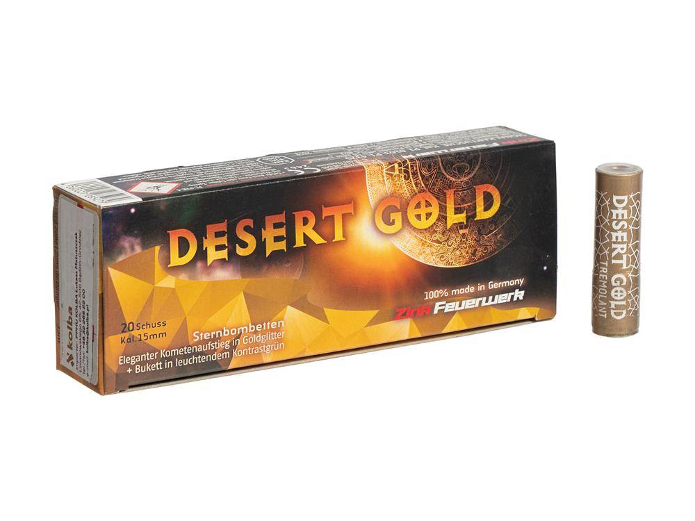 Raca pistoletowa Zink Feuerwerk Desert Gold 20 szt.