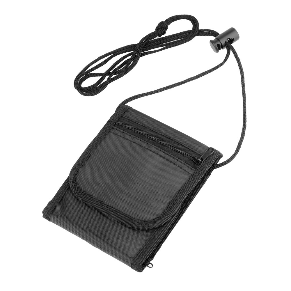 Mil-Tec - Portfel / paszportówka Neck Wallet - Czarna - 15820002