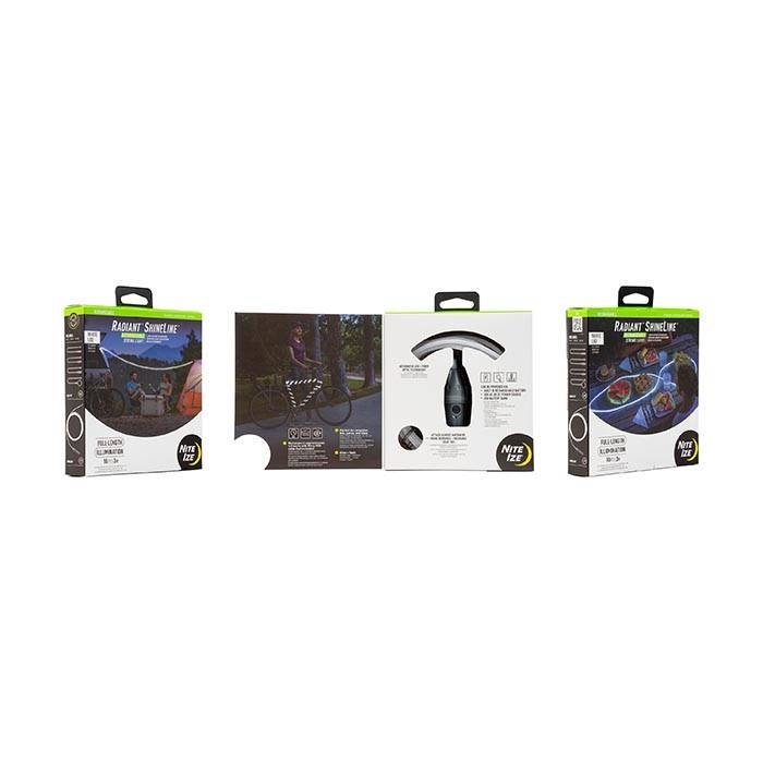 Nite Ize - Elastyczna lampa LED Radiant® Rechargeable ShineLine™ - Biały - RSLR3-02-R8