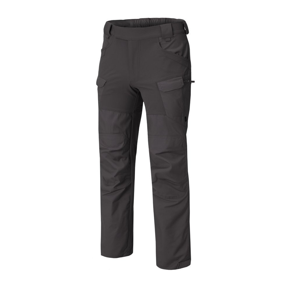 Helikon - Spodnie outdoorowe Hybrid Outback Pants - DuraCanvas - Ash Grey / Czarne - SP-HOP-DC-85