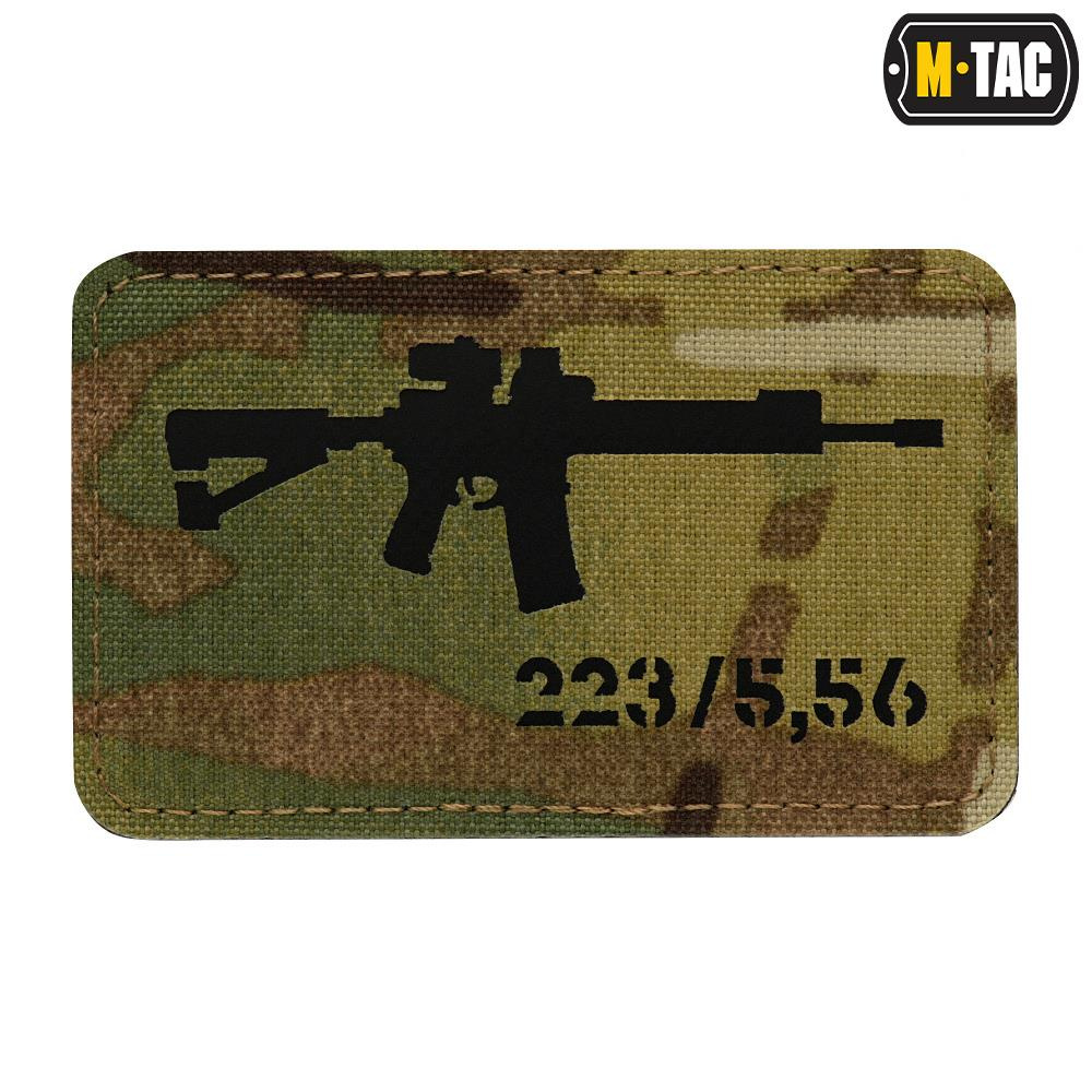 M-Tac - Naszywka AR-15 223/5,56 Laser Cut - Multicam/Czarny - 51111802