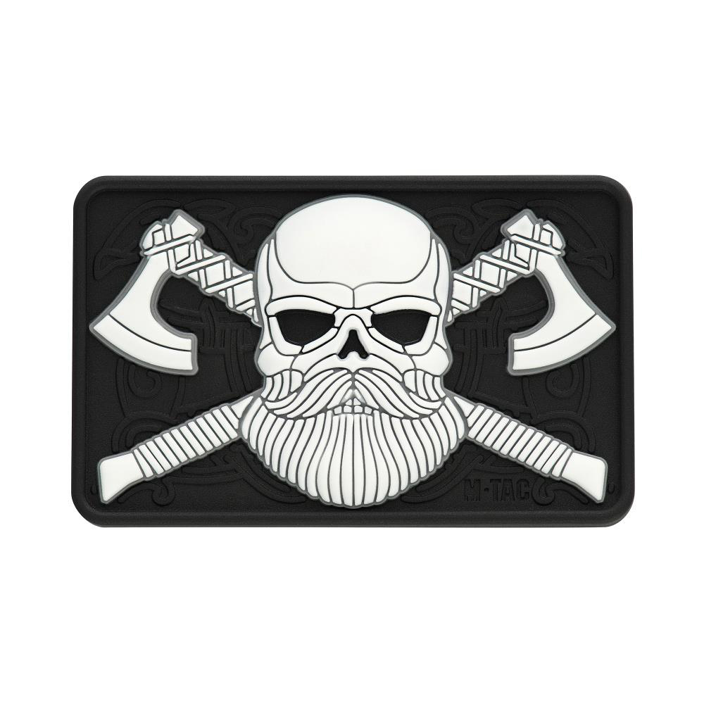 M-Tac - Naszywka - Bearded Skull - 3D PVC  - 51113236