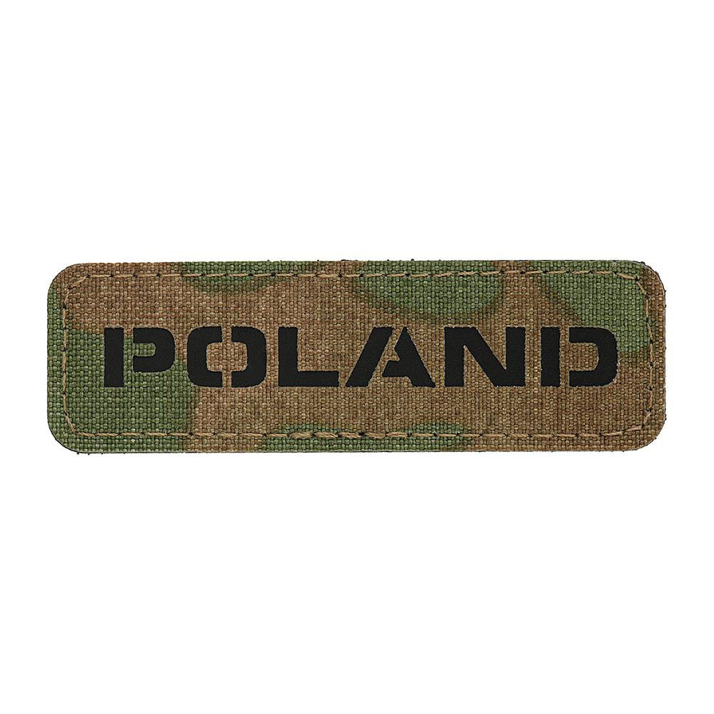 M-Tac - Naszywka Polska - Laser Cut - Multicam / Czarny - 51003108