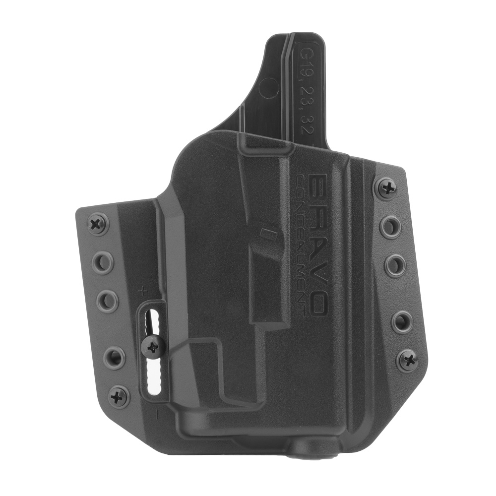 Bravo Concealment - Kabura OWB do Glock 19, 23, 32, 45, Shadow Systems MR920 z latarką TLR-7A - Prawa - BC30-1010