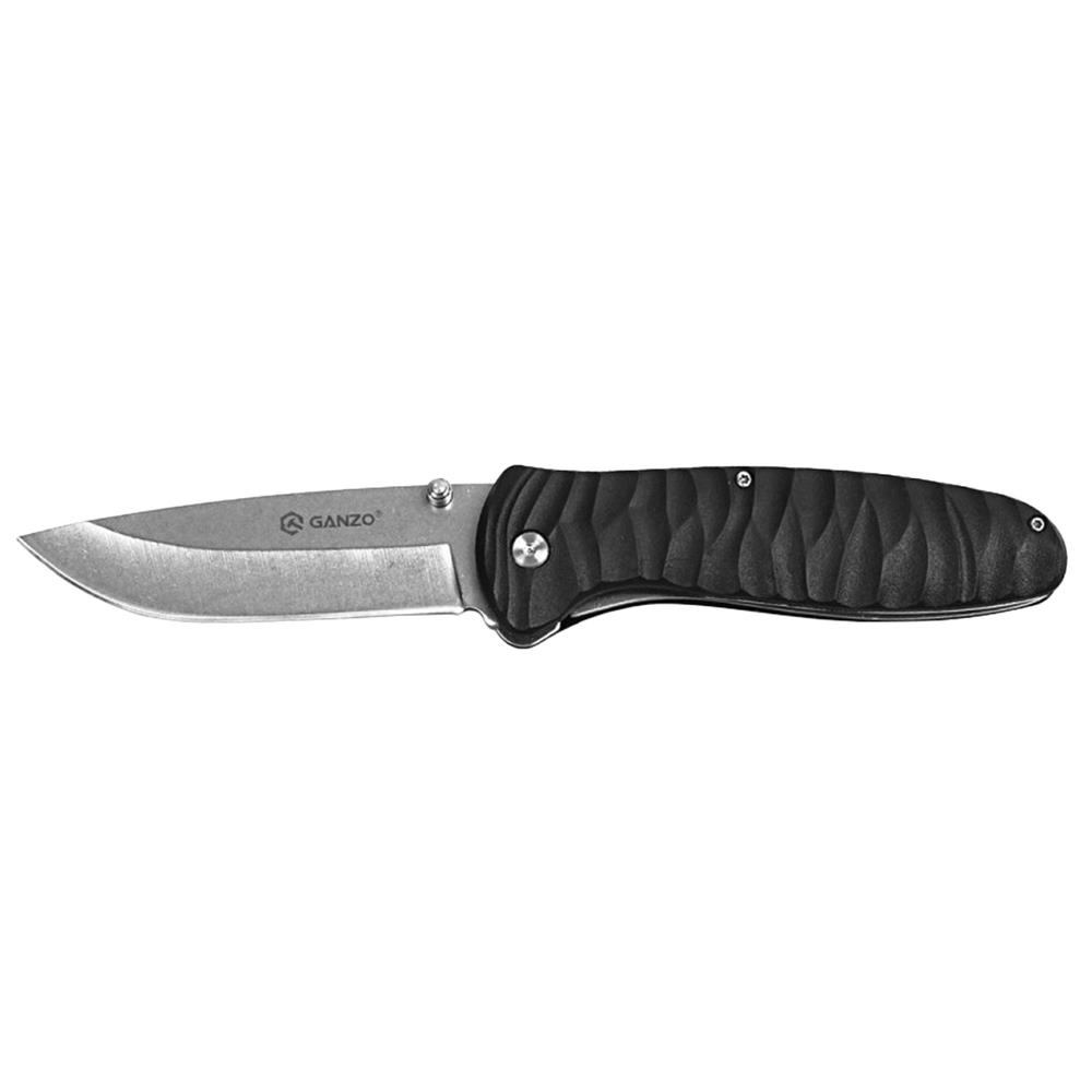 Ganzo GANZO nóż kieszonkowy nóż, czarny, jeden rozmiar G6252-BK