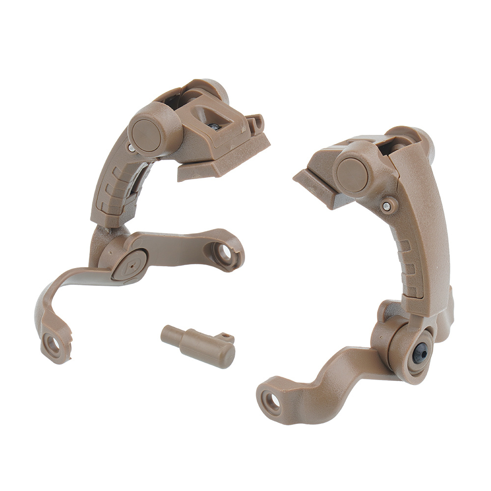 Earmor - Montaż nahełmowy ARC dla ochronników Mark 3 M16 Rail Mount Kit - Coyote Tan