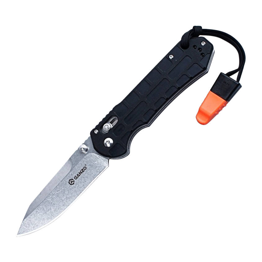Ganzo - Nóż składany EDC G7452P - G-lock - 440C - G7452P-BK-WS