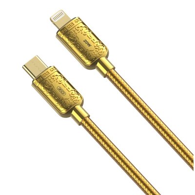 XO Kabel NB-Q217A PD USB-C - Lightning 1,0m 20W złoty