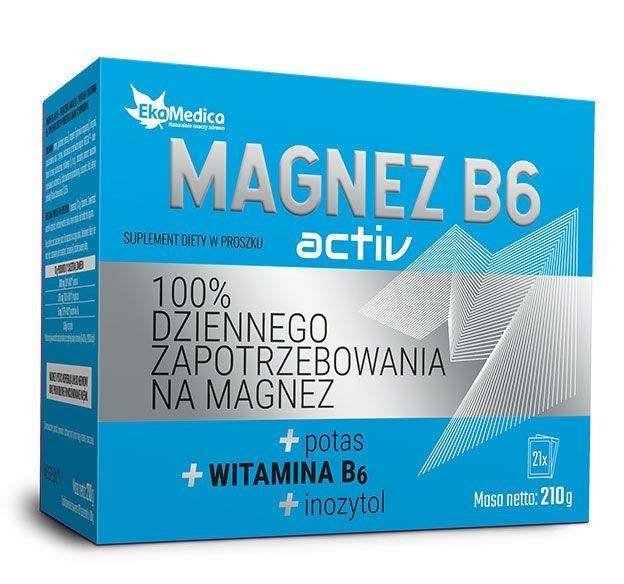 EkaMedica Magnez B6 Activ 21x10g saszetki