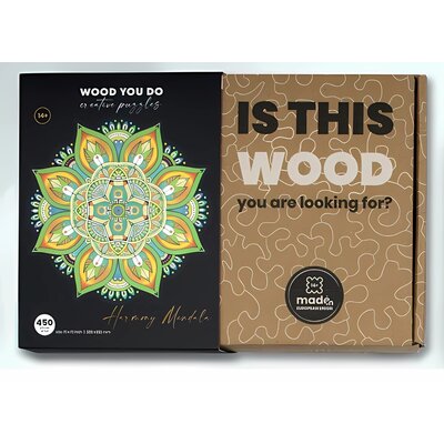 Puzzle drewniane 450 el. Mandala, Harmony Mandala Wood You Do