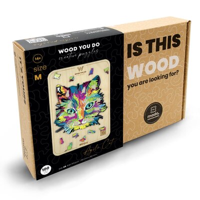 Puzzle Kot |  Agile Cat | 100 Elementów | A5