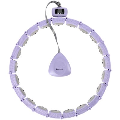 HHM14 HULA HOP VIOLET Z MAGNESAMI I OBCIĄŻNIKIEM + LICZNIK HMS