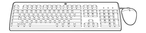 HP 631348-B21 Tastatur