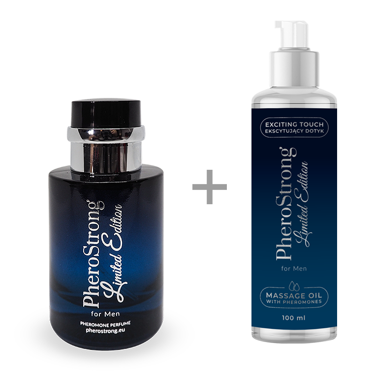 PheroStrong Limited Edition for Men - Perfum 50ml + Massage Oil 100ml