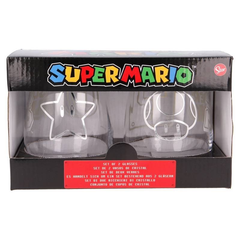 Super Mario - Szklanki 510 Ml 2 Szt