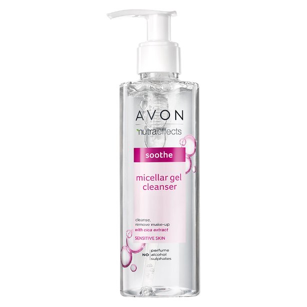 Avon, Nutra Effects, Żel Micelarny Do Twarzy Kojący, 195ml