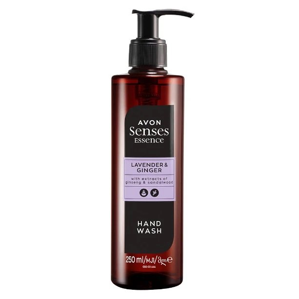Avon Senses Essence, Mydło w płynie do rąk, Lawenda & Imbir, 250ml