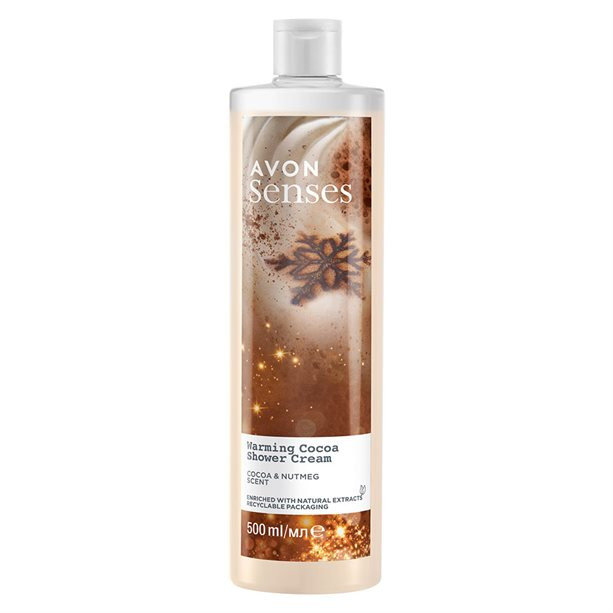 Avon, Żel Pod Prysznic Rozgrzewające Kakao, Warming Cocoa, 500 Ml