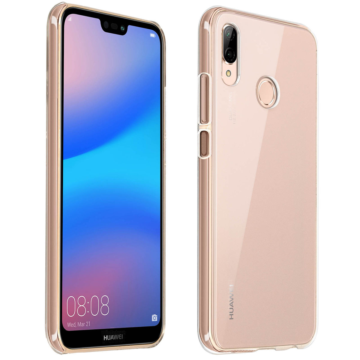 Poliwęglanowe etui chroniące przed zarysowaniami do Huawei P20 Lite - przezroczyste