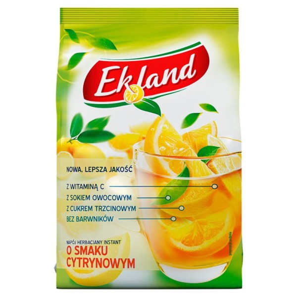 Ekland Cytrynowy 300g napój herbaciany rozpuszczalny
