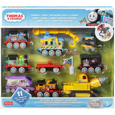 Lokomotywa FISHER PRICE Tomek i Przyjaciele Tajemnica Widokowej Góry HMC25 (9 lokomotyw)