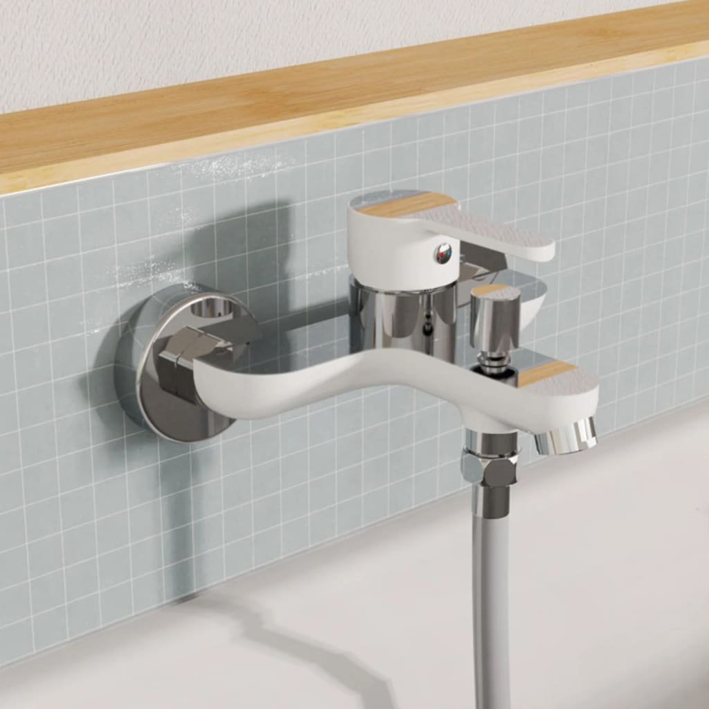 EISL disegno NUEVO wanna/jednouchwytowa bateria prysznicowa, 1 sztuka, biały-Chrome, ni023dinwcr