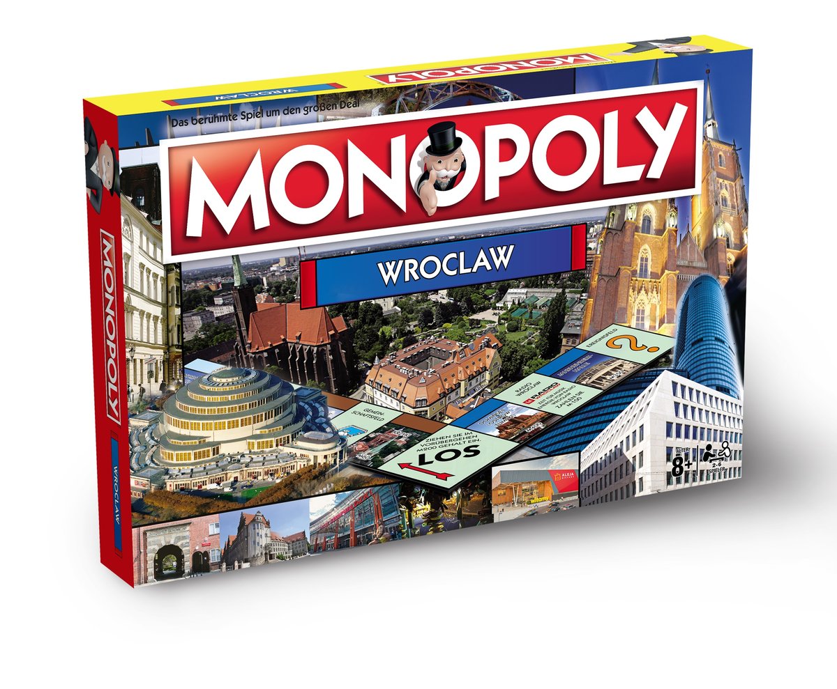 Monopoly, gra strategiczna Wrocław, wersja niemiecka