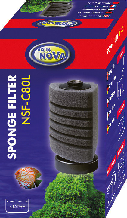 AQUA NOVA  FILTR GĄBKOWY NAROŻNY NSF-C80L