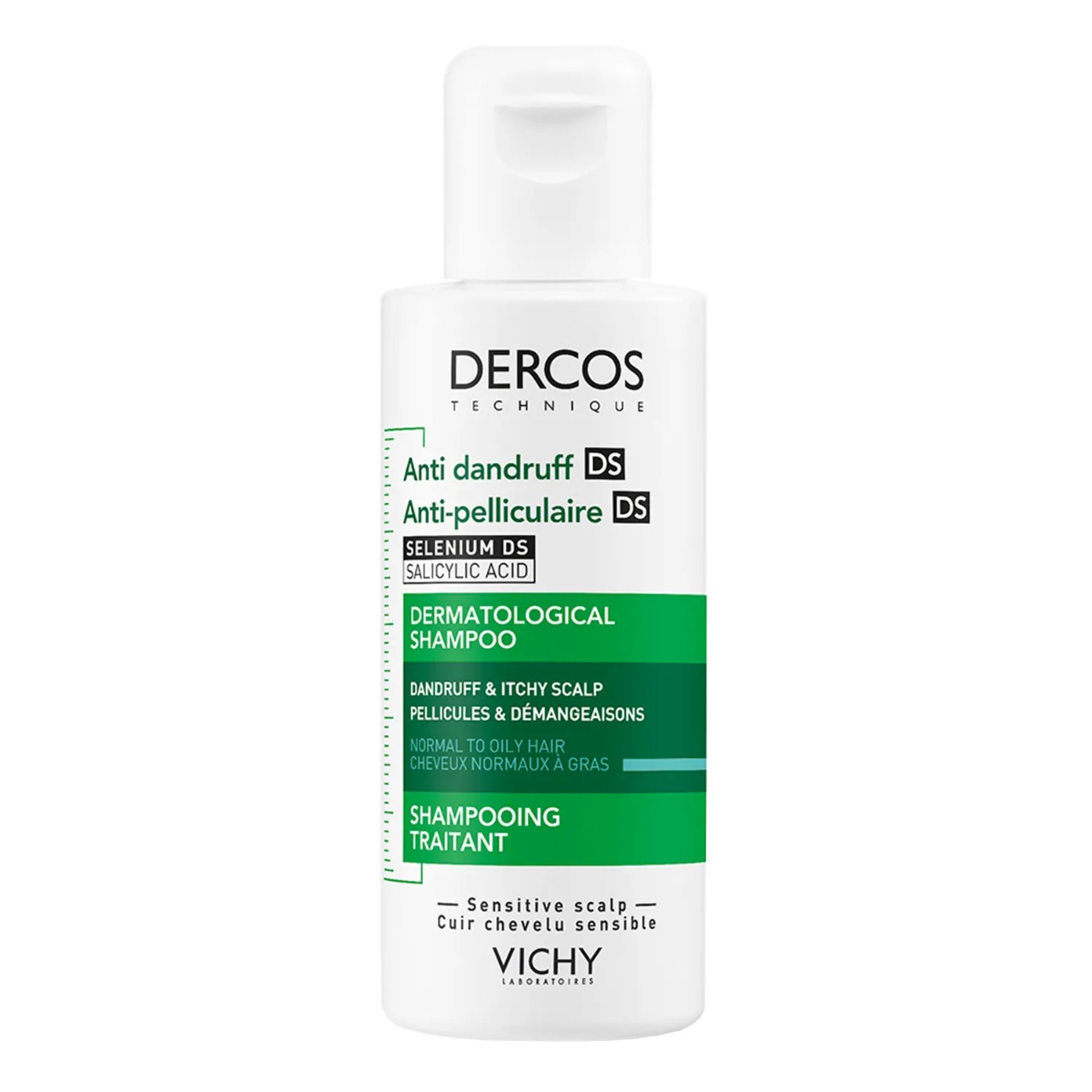 VICHY Dercos Szampon przeciwłupieżowy 75ml   TRAVEL 2023