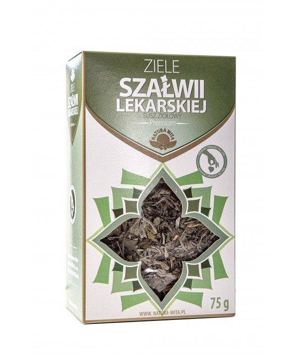 Ziele szałwii lekarskiej premium 75g NATURA WITA