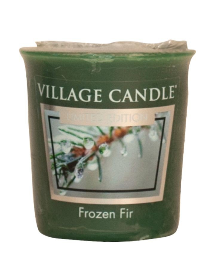 Sampler Frozen Fir Village Can