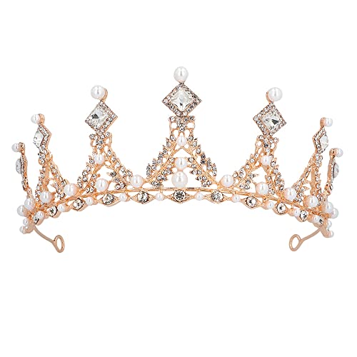 Boland - Tiara Queen, opaska do wBosów, korona, tiara, ksi|niczka, akcesoria na [lub, JGA i karnawaB
