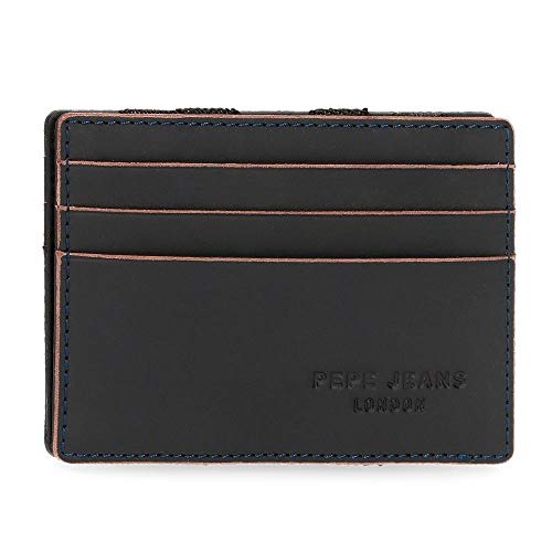 Portfel Pepe Jeans, niebieski, 9,5x6,5x1 cms, Portfel 9,5