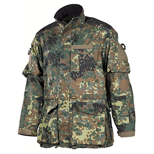 MFH BW kurtka bojowa wkładka/trening, długa wersja pięcioramienna kurtka wojskowa kurtka robocza kurtka zewnętrzna zauważył S-3XL