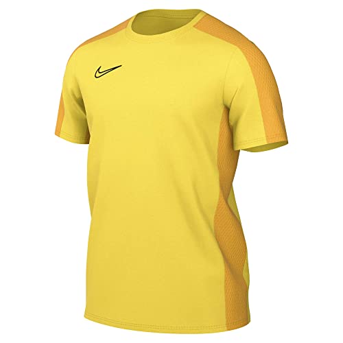 Nike Krótki rękaw Soccer Top M Nk Df Acd23 Top Ss, Tour Yellow/University Gold/Black, DR1336-719, 2XL