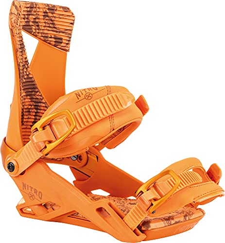 Nitro Męskie wiązanie snowboardowe Zero BDG ´22, F.C.S. -pomarańczowe, M