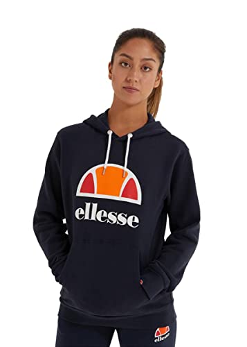 ellesse Yuffie OH damska bluza z kapturem, granatowa, rozmiar 10