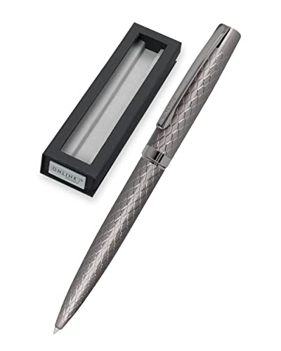 Online Eleganza Diamond długopis │ metalowe pióro kulkowe │ chowany długopis w pudełku prezentowym │ wymienny wkład czarny atrament │ ekskluzywne etui, idealny prezent, kolor tytanu