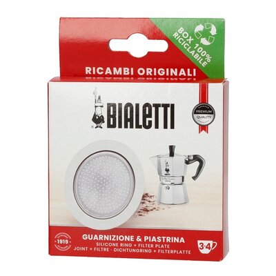 Bialetti - Uszczelka + sitko do kawiarek Bialetti Moka Induction 3-4tz