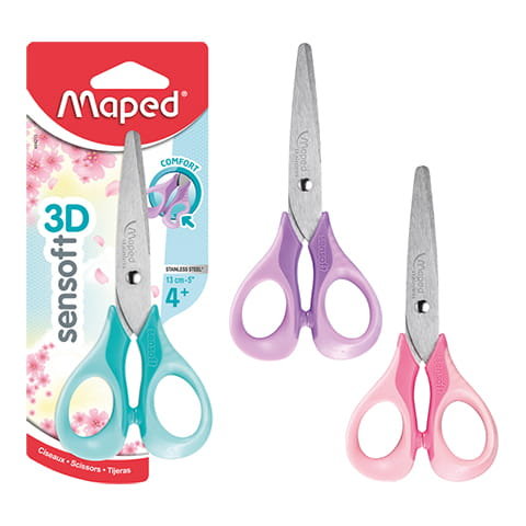 Nożyczki Sensoft Pastel 13cm mix MAPED