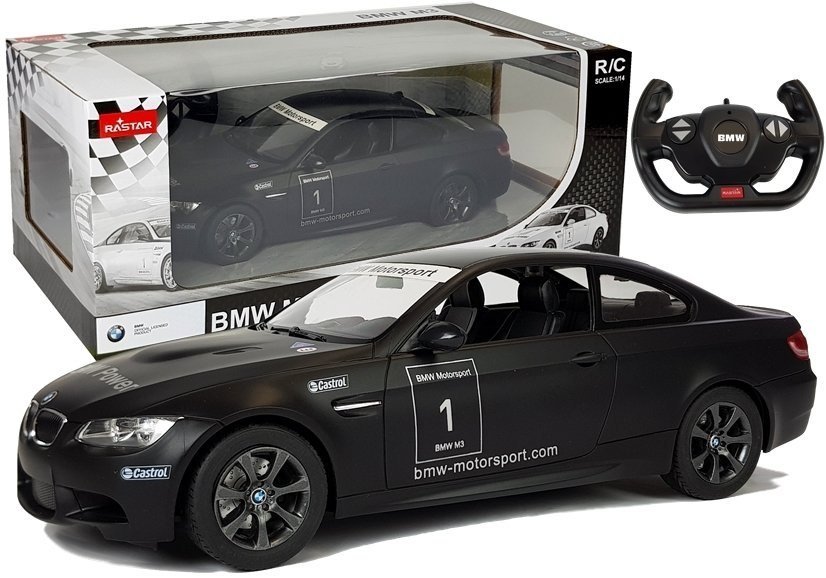 Rastar Auto R/C BMW M3 1:14 Czarny na Pilota 6016