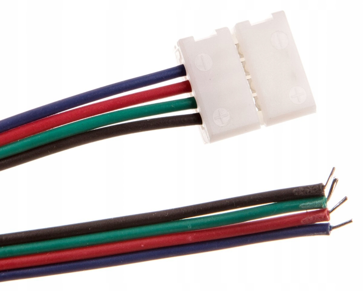 GTV Złączka z przewodem 2m 4-żyłowy do taśmy LED RGB XC11 LD-ZTLRGB2M-4N 2709 LD-ZTLRGB2M-4N