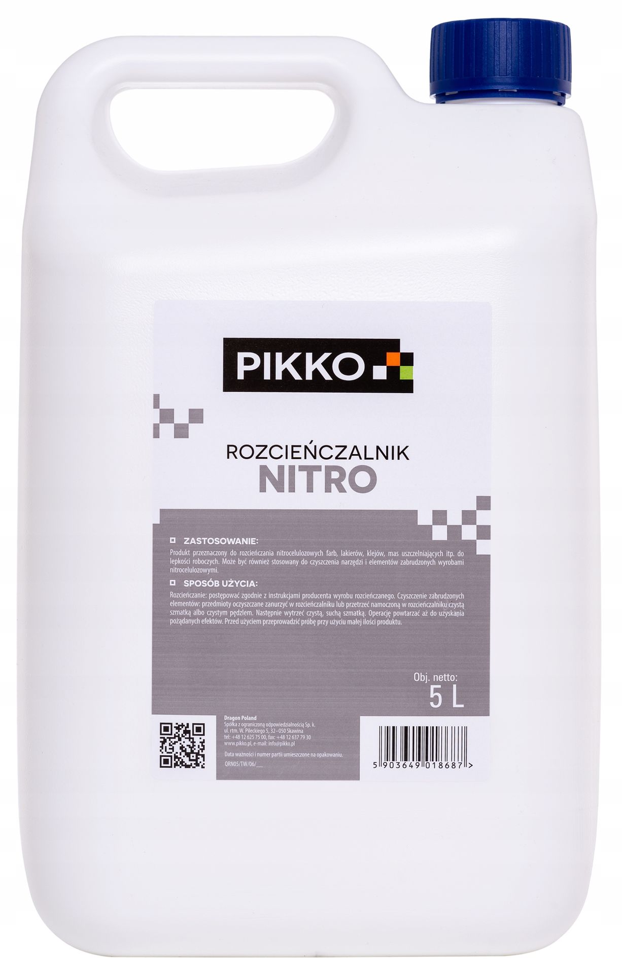 Rozcieńczalnik nitro 5 l PIKKO