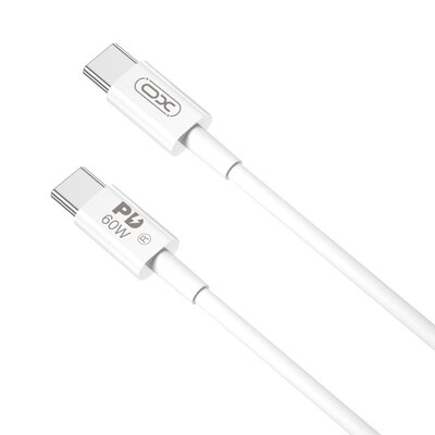 XO XO kabel NB-Q190A USB-C - USB-C 1,0m 60W biały 8_2274960