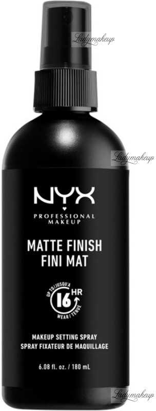 NYX Professional Makeup - MATTE FINISH - MAKEUP SETTING SPRAY - Utrwalający spray matujący do makijażu - 180 ml